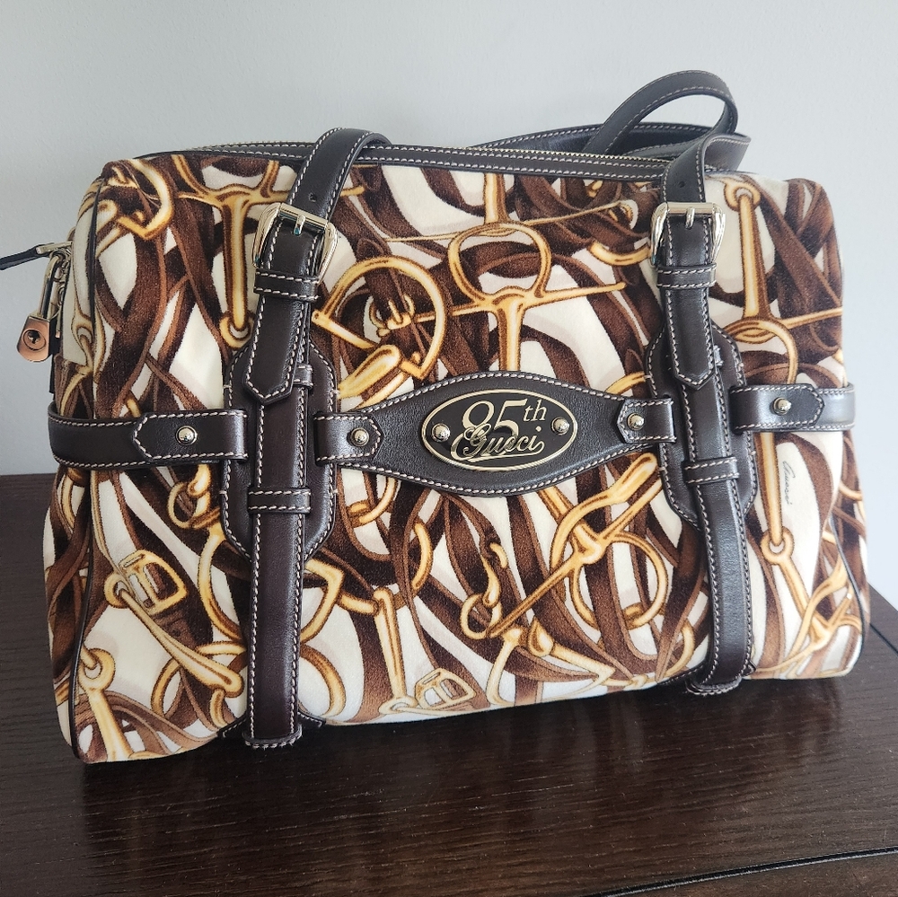 Gucci 85th Annivesary Horsebit Boston Bag